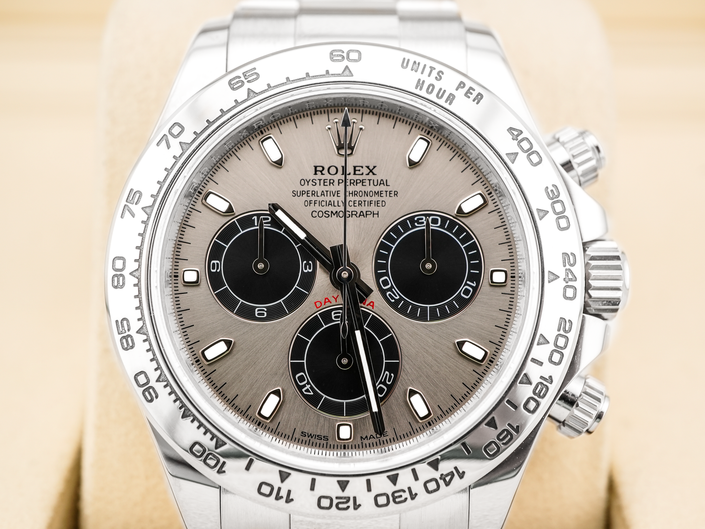 Rolex Daytona Steel And Black Index Dial on Oyster 116509 Card 2020
