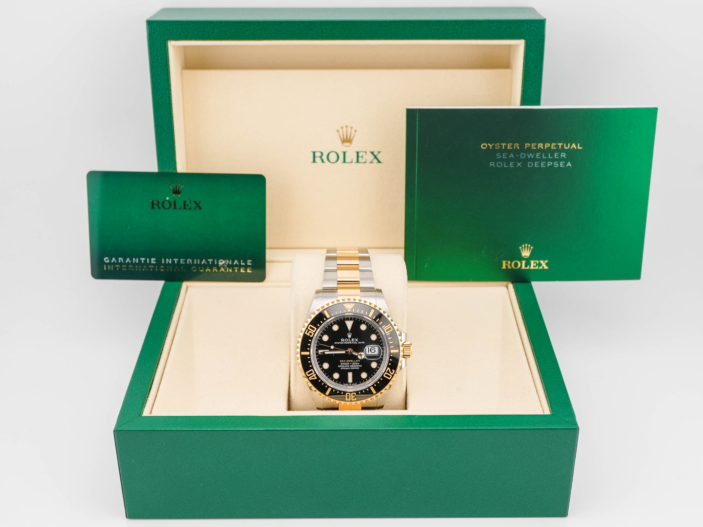 Rolex Sea-Dweller 43 Black Dial on Oyster 126603 Card 2022