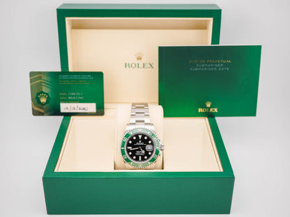 Rolex Submariner Black Dial on Oyster 126610LV Card 2020