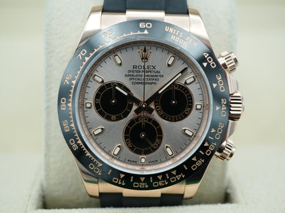 Rolex Daytona Pink Index Dial on Oysterflex 116515LN Complete 2022