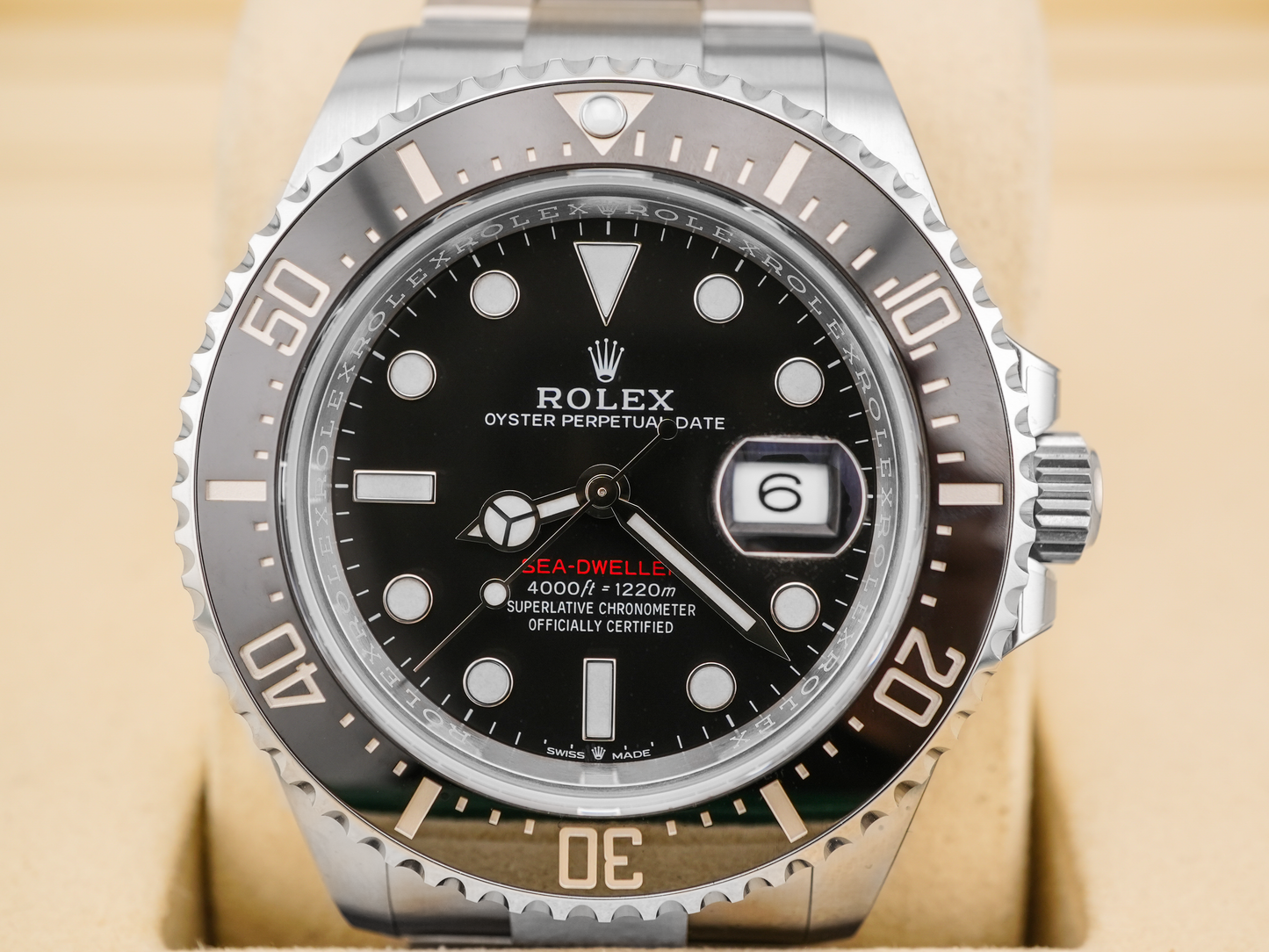 Rolex Sea-Dweller 43 Black Dial on Oyster 126600 Card 2021