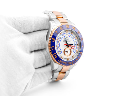 Rolex Yacht-Master II White Dial on Oyster 116681 2014