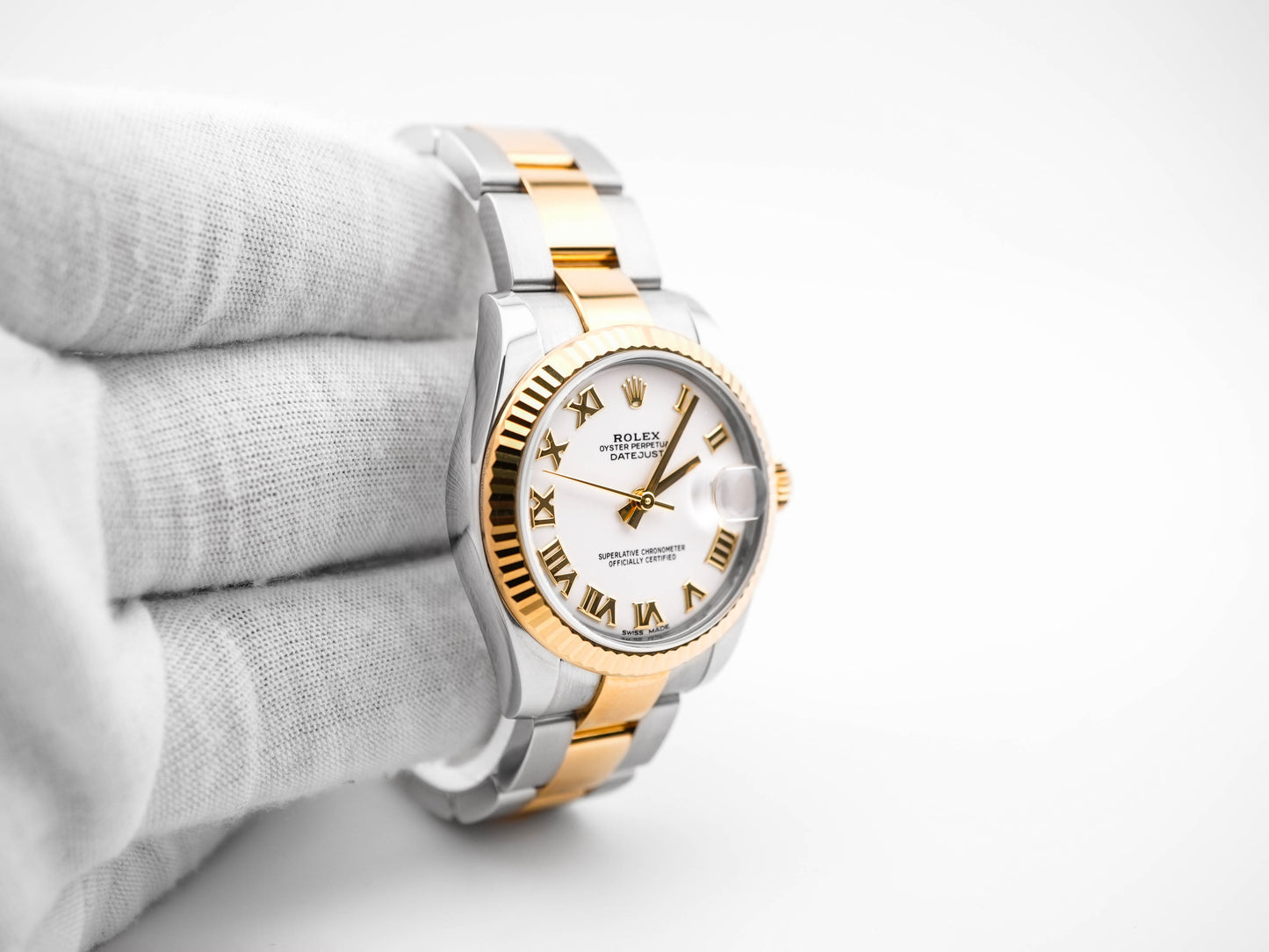 Rolex Datejust 31 White Roman Dial on Oyster 178273 Card 2018