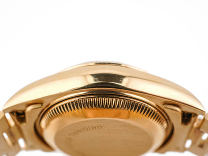 Rolex Datejust Lady President Champagne Diamond Dial on President 69178 Papers 1991