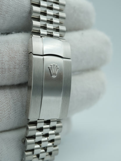 Rolex Datejust 41 Slate Green Roman Dial on Jubilee 126300 Card 2022