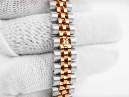 Rolex Datejust Lady Blue Stick Dial on Jubilee 179171 Card 2010