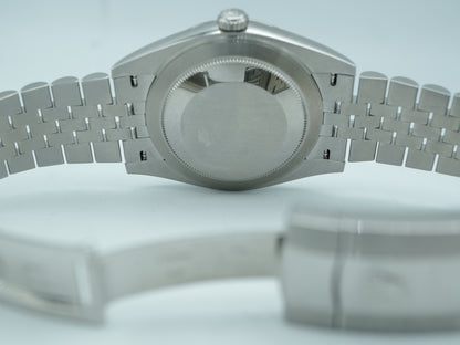 Rolex Datejust 41 Slate Green Roman Dial on Jubilee 126300 Card 2022