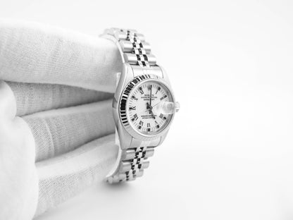 Rolex Datejust Lady White Roman Dial on Jubilee 69174 Complete 1996