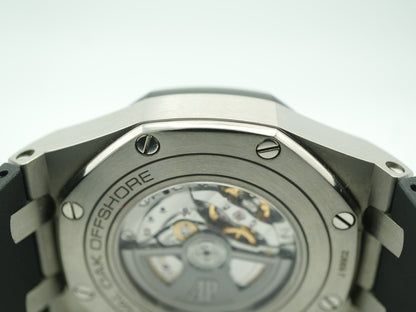 Audemars Piguet Royal Oak Offshore Chronograph Slate Dial on Rubber Strap 26400IO.OO.A004CA.01 Complete 2017