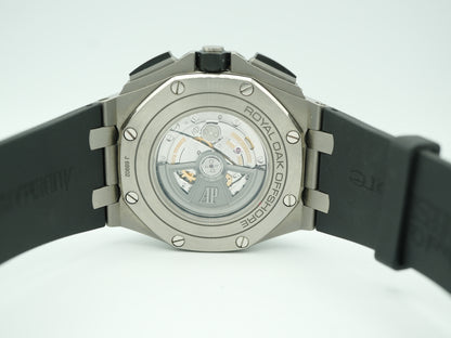Audemars Piguet Royal Oak Offshore Chronograph Slate Dial on Rubber Strap 26400IO.OO.A004CA.01 Complete 2017