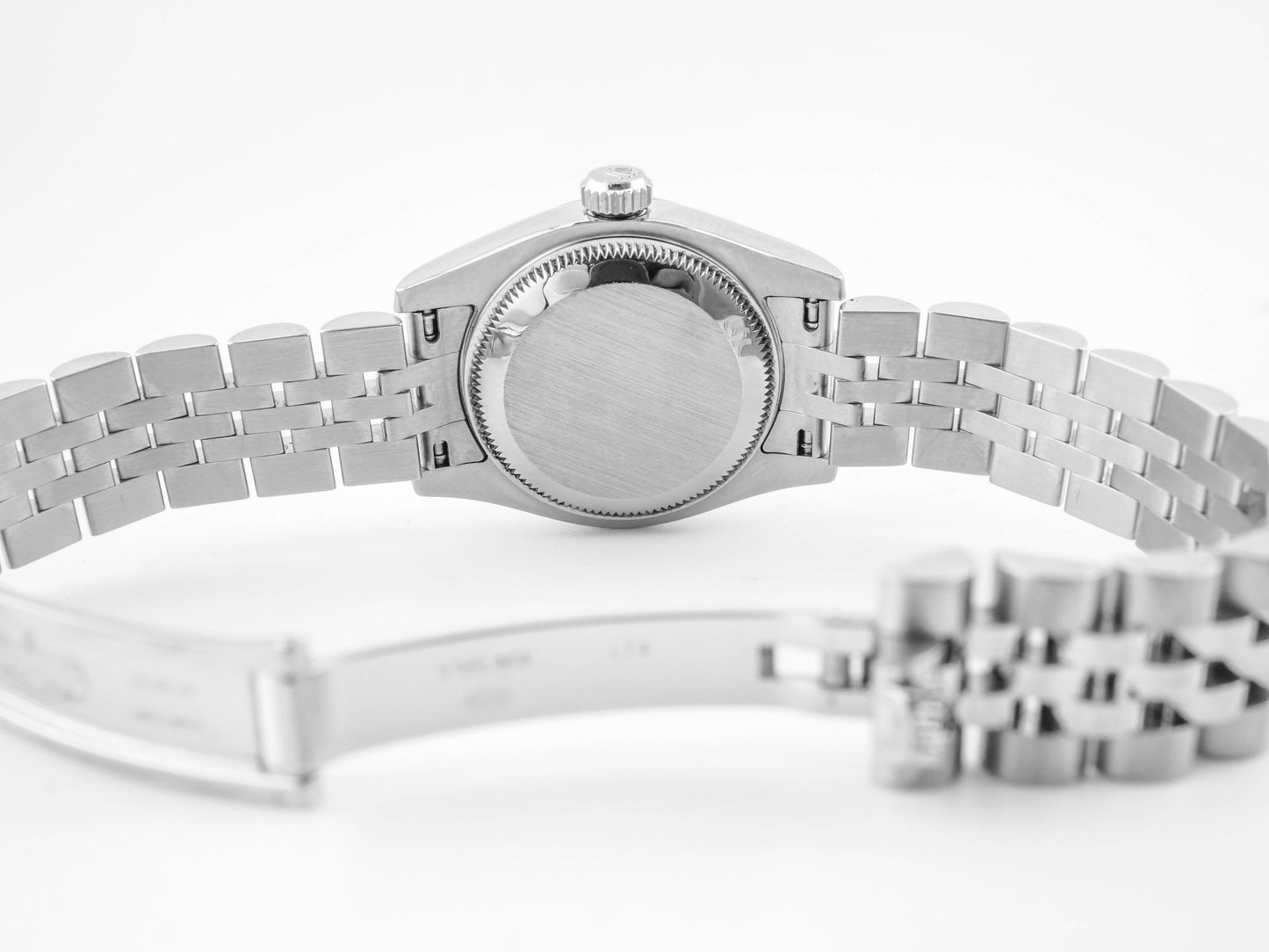 Rolex Datejust Lady Silver Diamonds Dial on Jubilee 179174 Card 2012