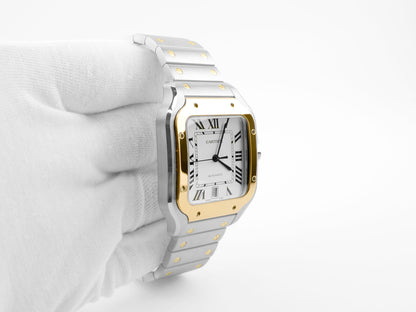 Cartier Santos de Cartier Large Silver Dial on Bracelet W2SA0009 Complete 2025