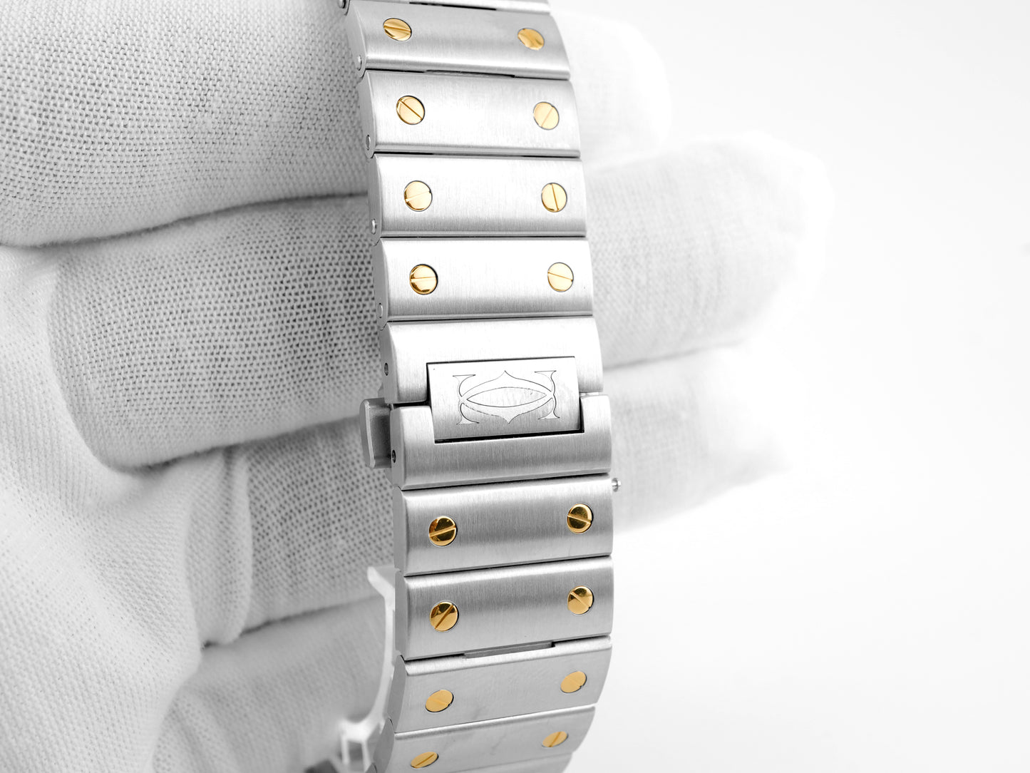 Cartier Santos de Cartier Large Silver Dial on Bracelet W2SA0009 Complete 2025