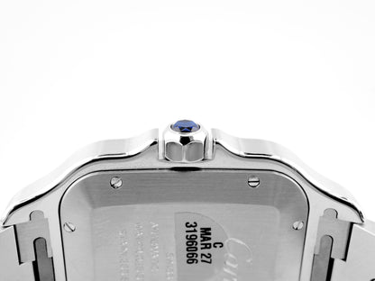 Cartier Santos de Cartier Large Silver Dial on Bracelet W2SA0009 Complete 2025