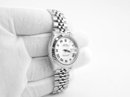 Rolex Datejust Lady White Roman Dial on Jubilee 279174 Card 2019