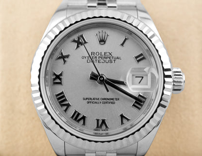 Rolex Datejust Lady White Roman Dial on Jubilee 279174 Card 2019