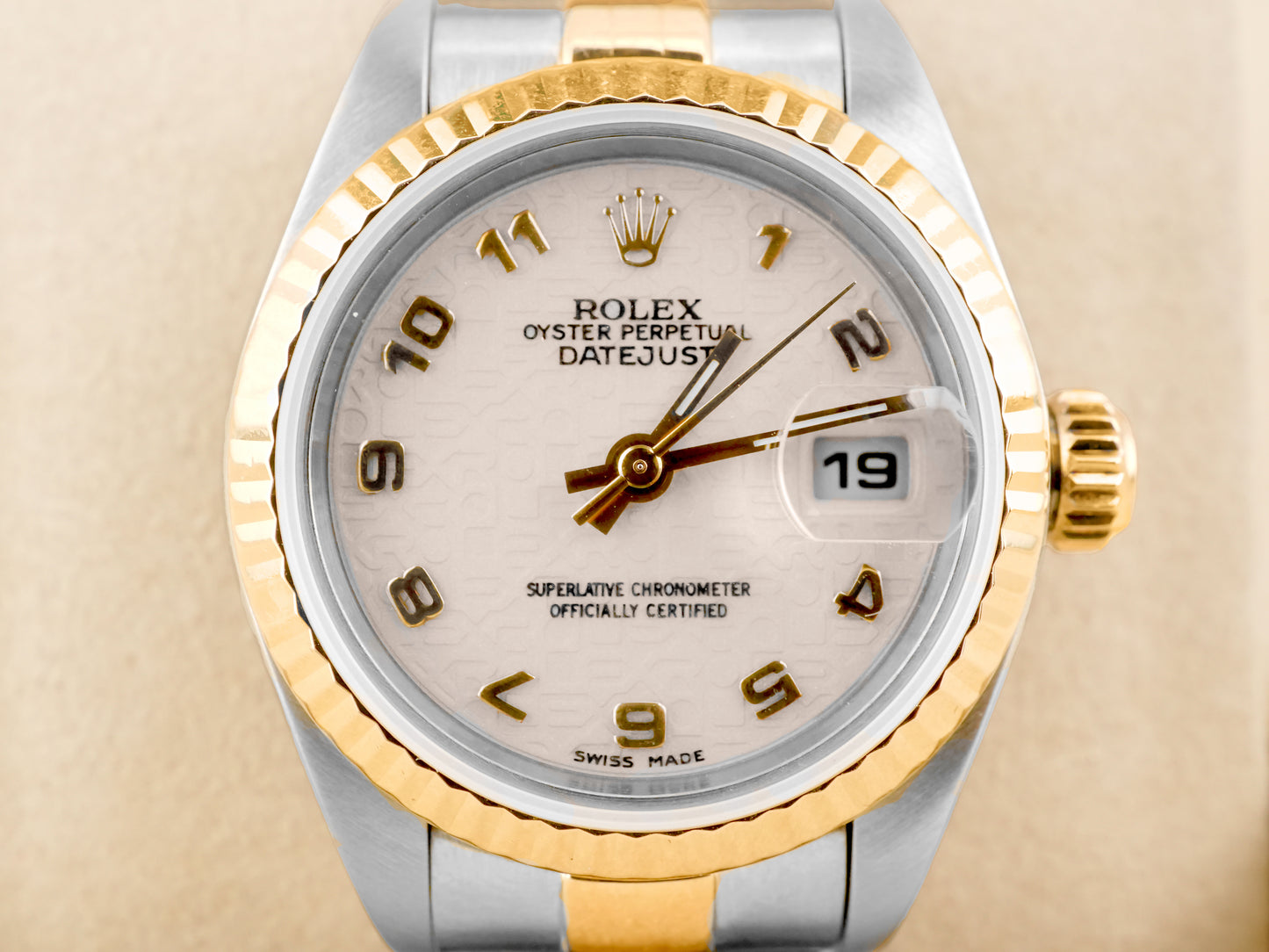 Rolex Datejust Lady Jubilee Ivory Arabic Dial on Jubilee 79173 Papers 2000