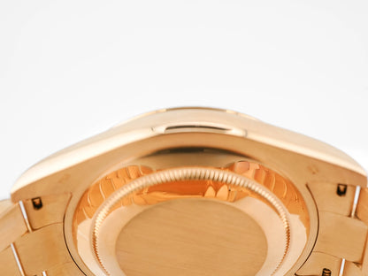 Rolex Day-Date II 41MM Champagne Roman Dial on President 218238 Card 2013