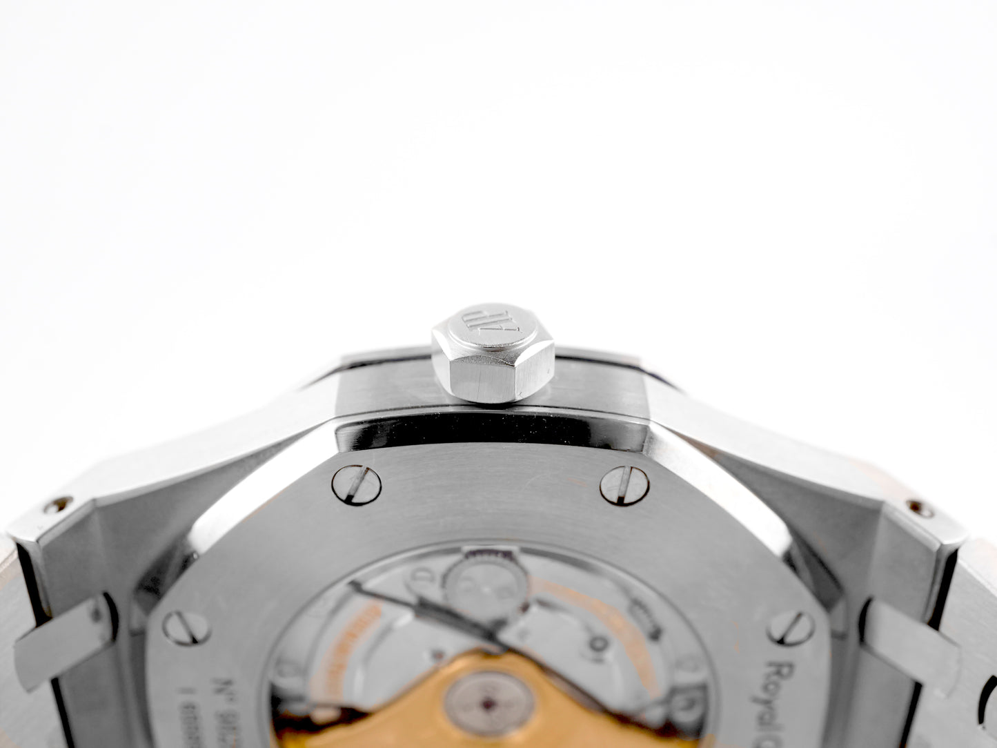 Audemars Piguet Royal Oak Selfwinding Black Dial on Bracelet 15400ST.OO.1220ST.01 Archives 2015