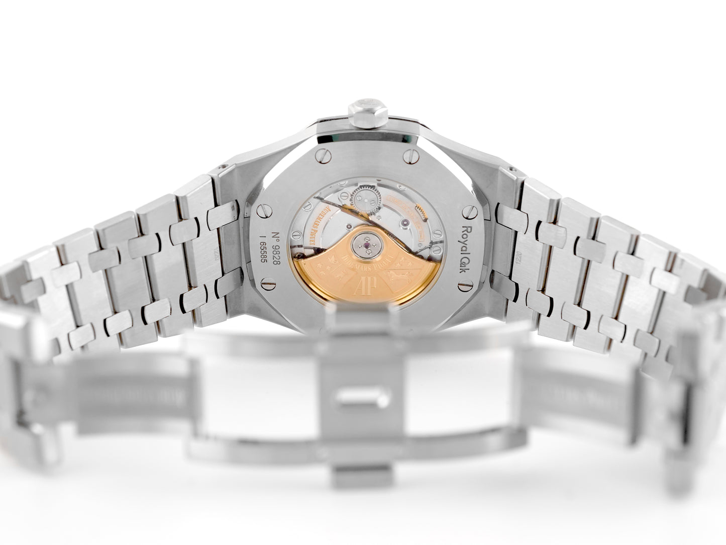 Audemars Piguet Royal Oak Selfwinding Black Dial on Bracelet 15400ST.OO.1220ST.01 Archives 2015