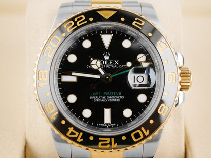 Rolex GMT-Master II Black Dial on Oyster 116713LN Card 2017