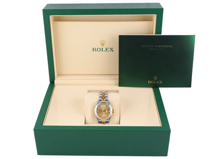 Rolex Datejust Lady Champagne Diamond Dial on Jubilee 69173 1991