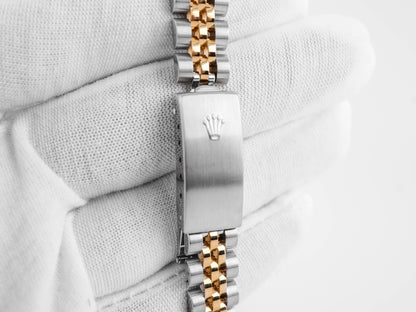 Rolex Datejust Lady Linen Stick Dial on Jubilee 69173 Papers 1995