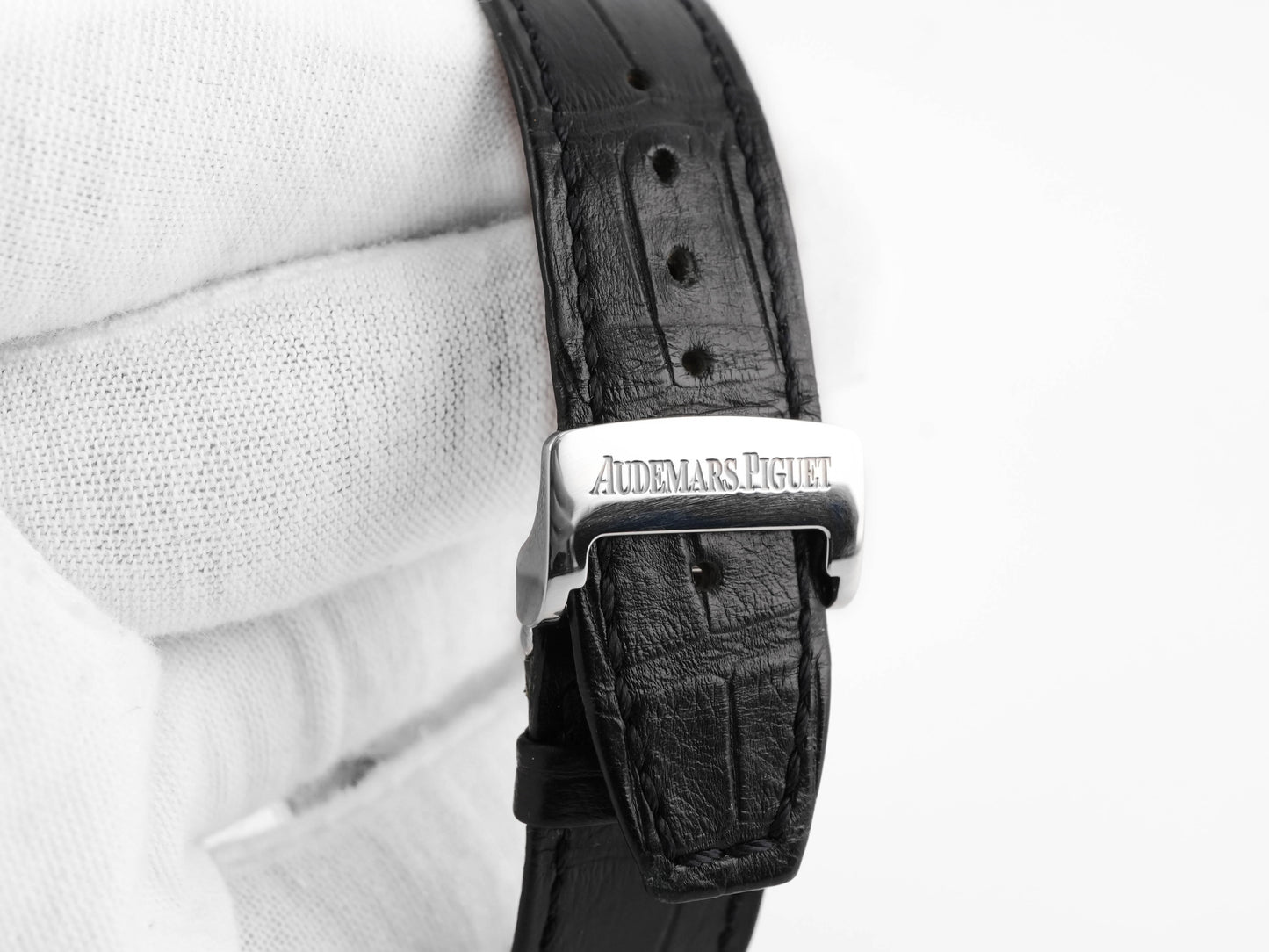Audemars Piguet Royal Oak Leo Messi Chronograph Grey Dial on Leather Strap 26325TS.OO.D005CR.01 Complete 2013