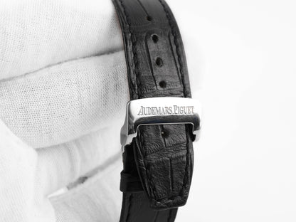 Audemars Piguet Royal Oak Leo Messi Chronograph Grey Dial on Leather Strap 26325TS.OO.D005CR.01 Complete 2013