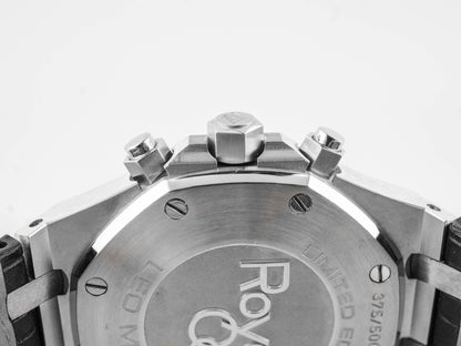 Audemars Piguet Royal Oak Leo Messi Chronograph Grey Dial on Leather Strap 26325TS.OO.D005CR.01 Complete 2013