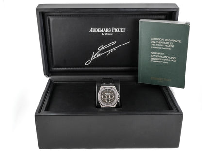 Audemars Piguet Royal Oak Leo Messi Chronograph Grey Dial on Leather Strap 26325TS.OO.D005CR.01 Complete 2013