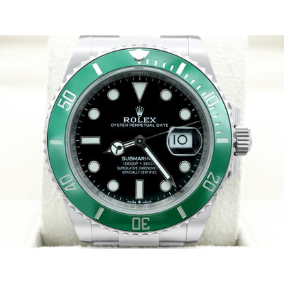 Rolex Submariner Black Dial on Oyster 126610LV Card 2020