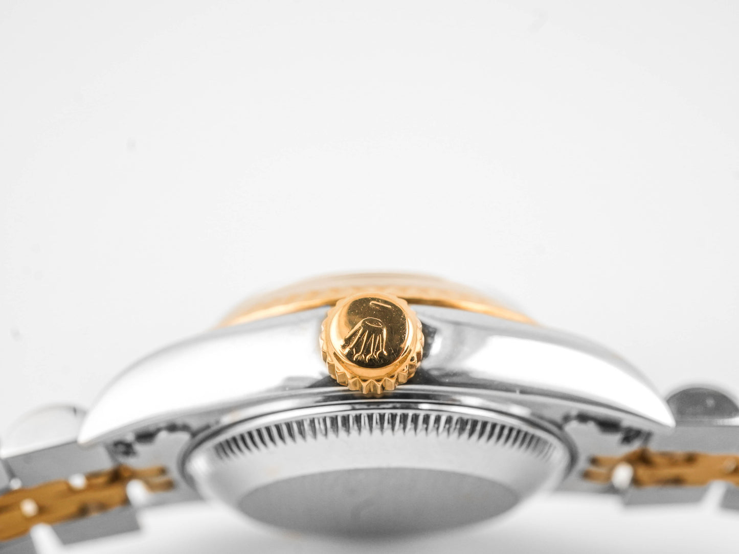 Rolex Datejust Lady Champagne Linen Stick Dial on Jubilee 69173 Papers 1997