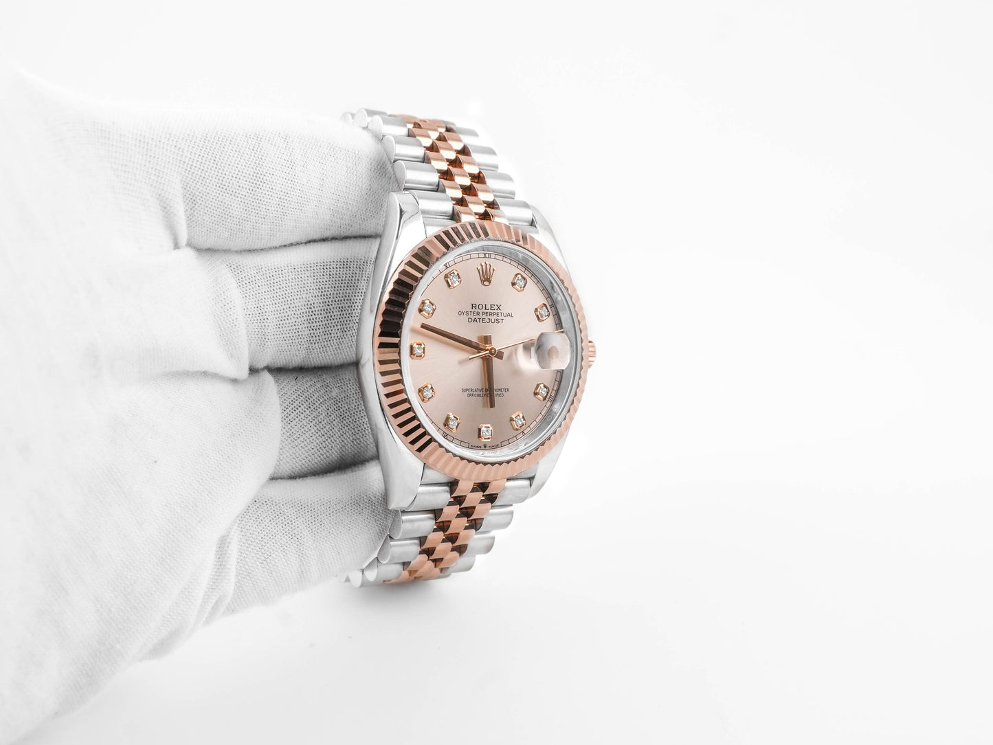 Rolex Datejust 41 Sundust Diamond Dial on Jubilee 126331 Card 2020