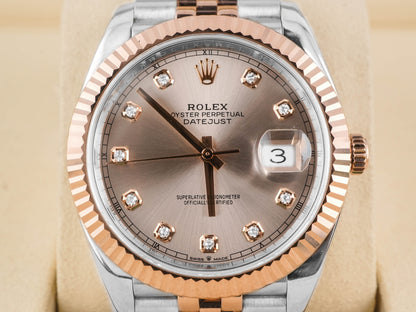 Rolex Datejust 41 Sundust Diamond Dial on Jubilee 126331 Card 2020