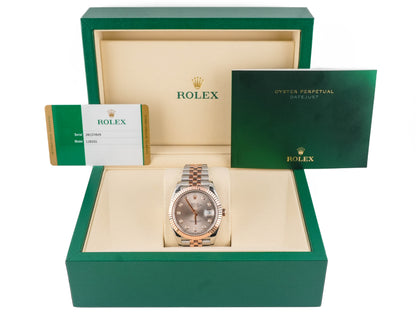 Rolex Datejust 41 Sundust Diamond Dial on Jubilee 126331 Card 2020