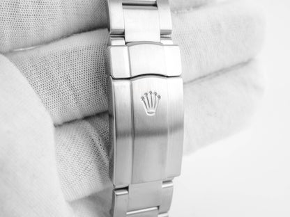 Rolex Oyster Perpetual 39 Blue Index Dial on Oyster 114300 Card 2015