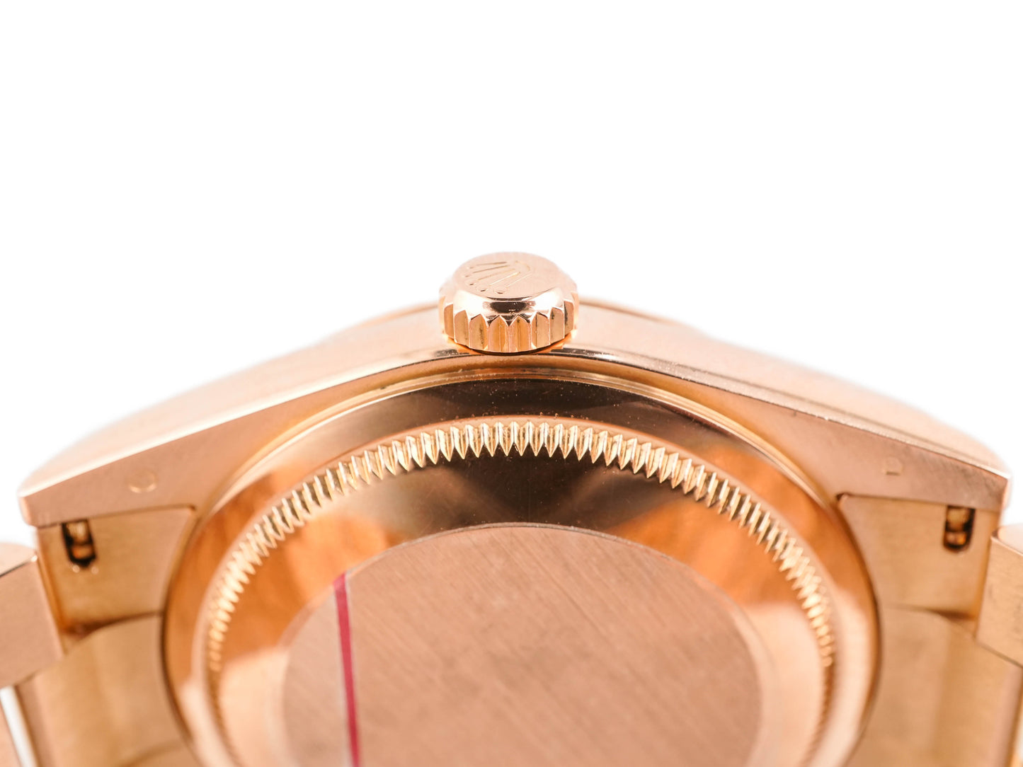 Rolex Day-Date 36 Pink Champagne Diamond Dial on President 118235 2005
