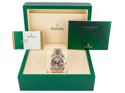 Rolex Datejust 41 Sundust Diamond Dial on Jubilee 126331 Card 2016