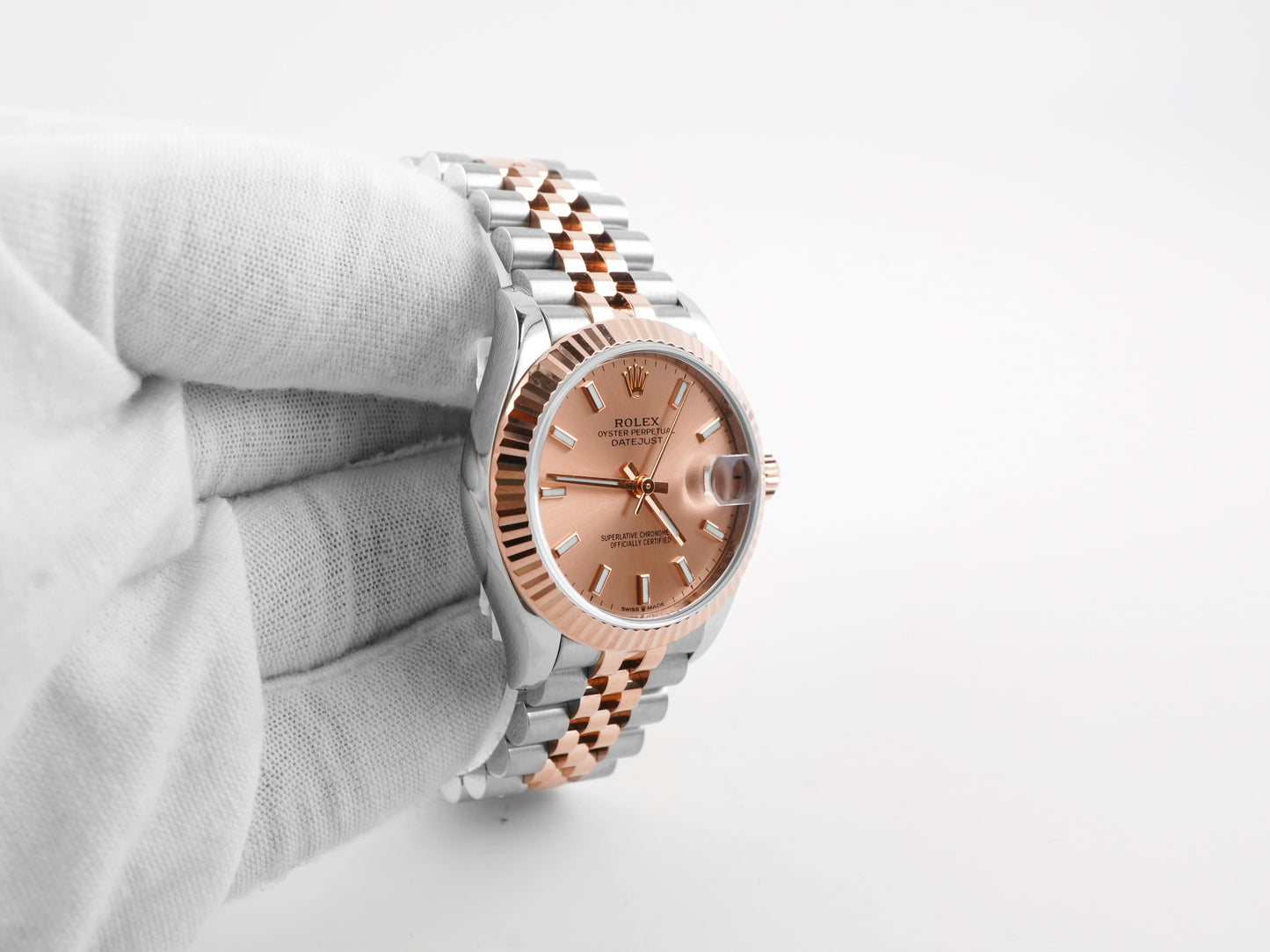 Rolex Datejust 31 Rose Index Dial on Jubilee 278271 Card 2021