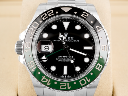 Rolex GMT-Master II "Sprite" Black Dial on Oyster 126720VTNR Complete 2023