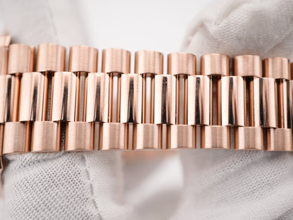 Rolex Day-Date 40 Sundust Bevelled Roman Dial on President 228235 Card 2022