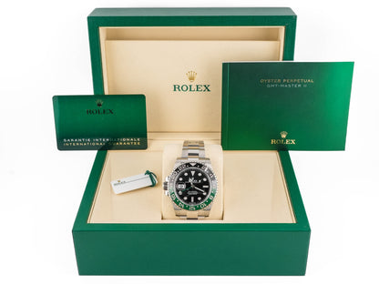 Rolex GMT-Master II "Sprite" Black Dial on Oyster 126720VTNR Complete 2023