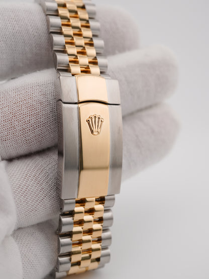 Rolex Datejust 41 White Mother-Of-Pearl Diamond Dial on Jubilee 126333 Card 2018