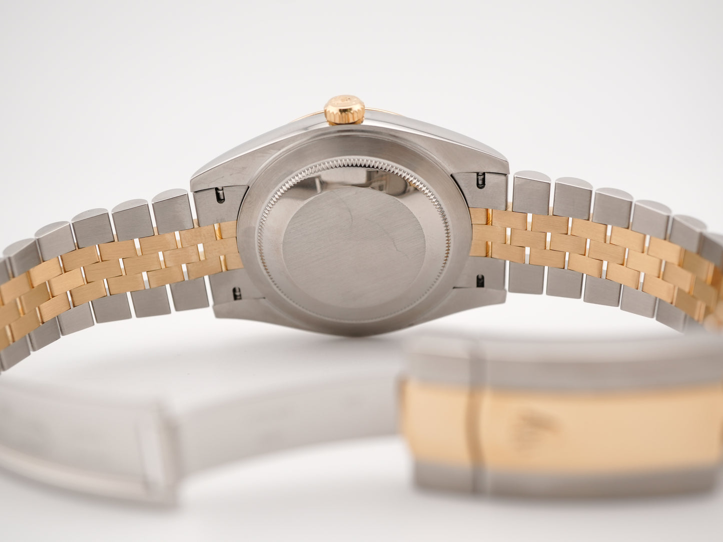 Rolex Datejust 41 White Mother-Of-Pearl Diamond Dial on Jubilee 126333 Card 2018