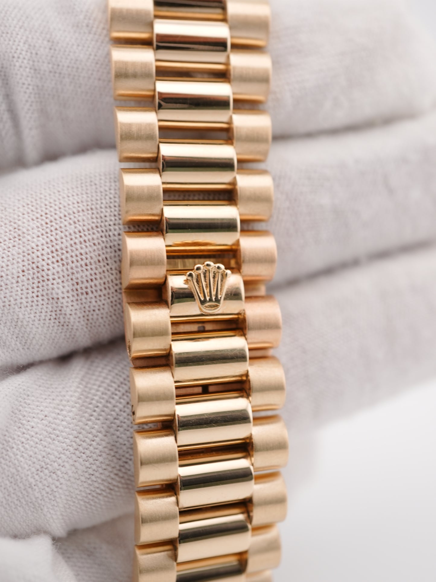 Rolex Day-Date 36 Champagne Diamond Dial on President 18238 Papers 1993