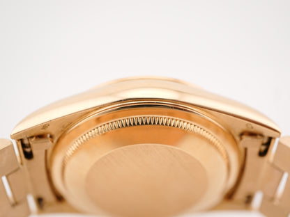 Rolex Day-Date 36 Champagne Diamond Dial on President 18238 Papers 1993