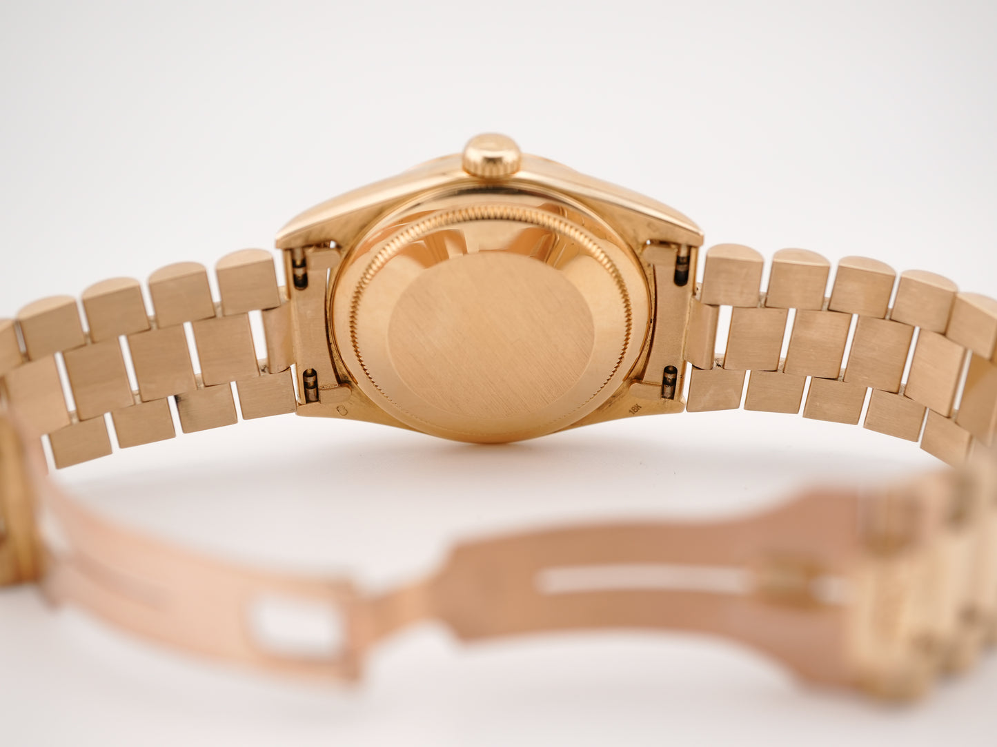 Rolex Day-Date 36 Champagne Diamond Dial on President 18238 Papers 1993