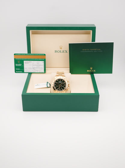 Rolex Daytona Green Stick Dial on Oyster 116508 Card 2017