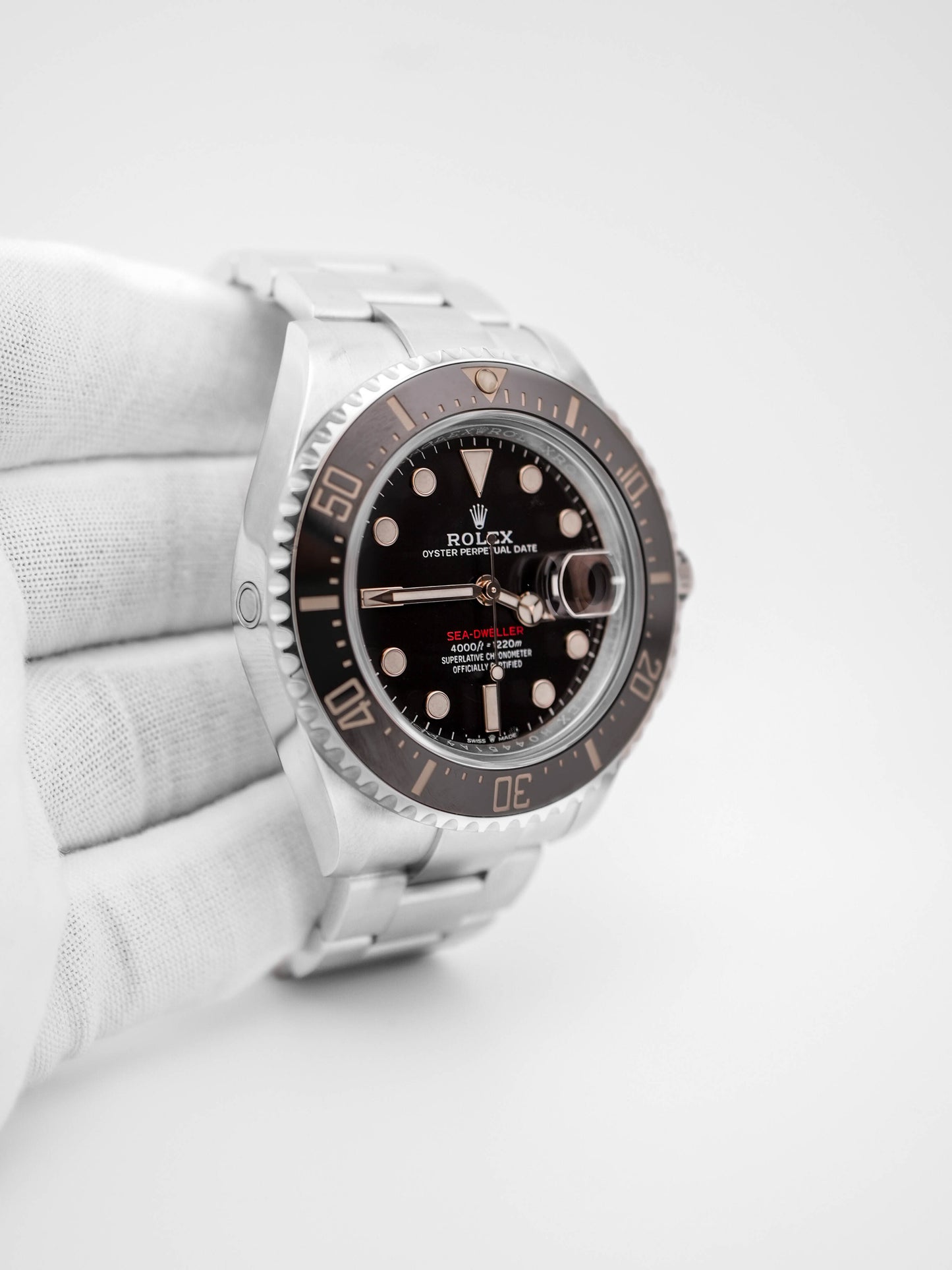 Rolex Sea-Dweller 43 Black Dial on Oyster 126600 Card 2017